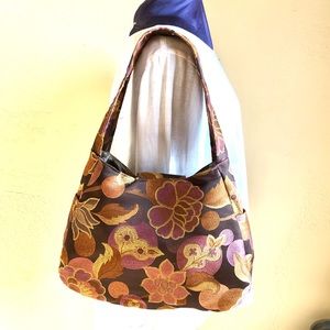 Floral Hand Made Satin Lined